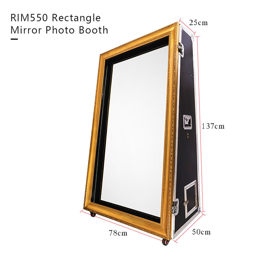Model 550&650: 2-in-1 Traditional Magic Selfir Mirror Photo Booth Machine