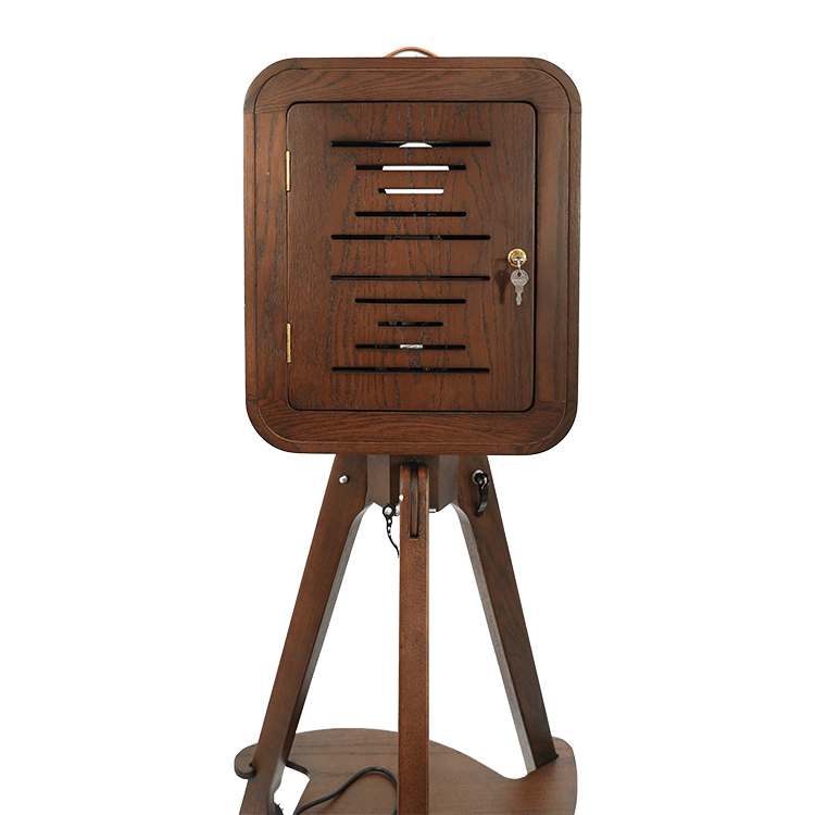 Model 133: Red Oak Wooden DSLR Photo Booth Shell with 13.3 Inches Touch  Screen
