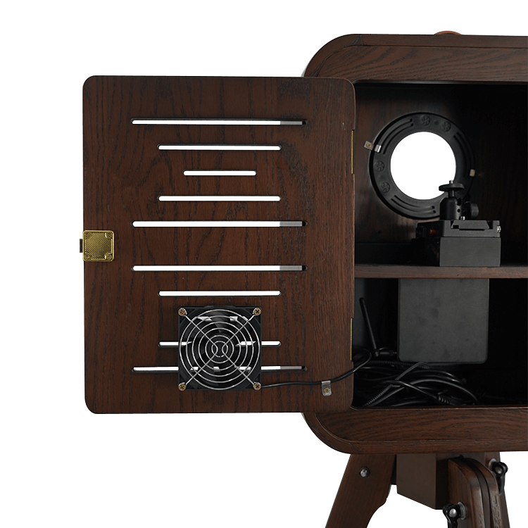 Model 133: Red Oak Wooden DSLR Photo Booth Shell with 13.3 Inches Touch  Screen