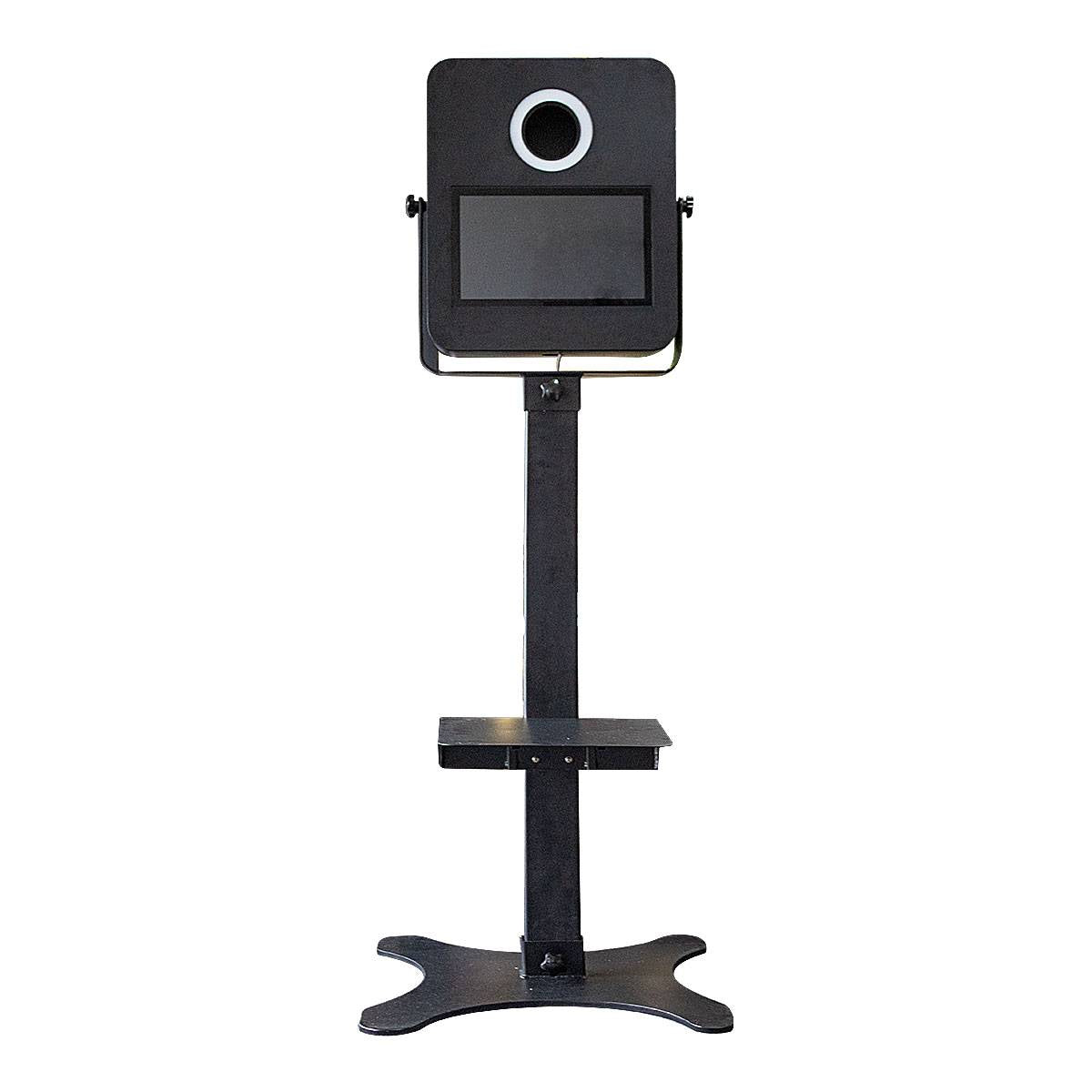 Model 156: Black Metal Portable DSLR Photo Booth Shell with 15.6 Inches Touch  Screen