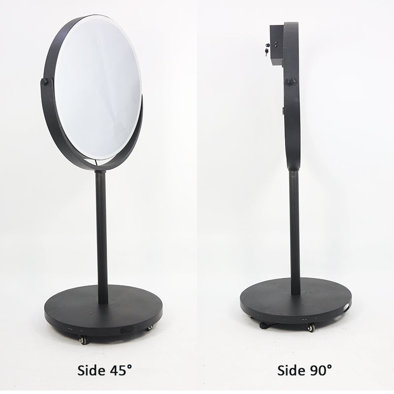 Model 238T: Round Mirror Photo Booth Machine with 23.8 Inches Touch  Screen