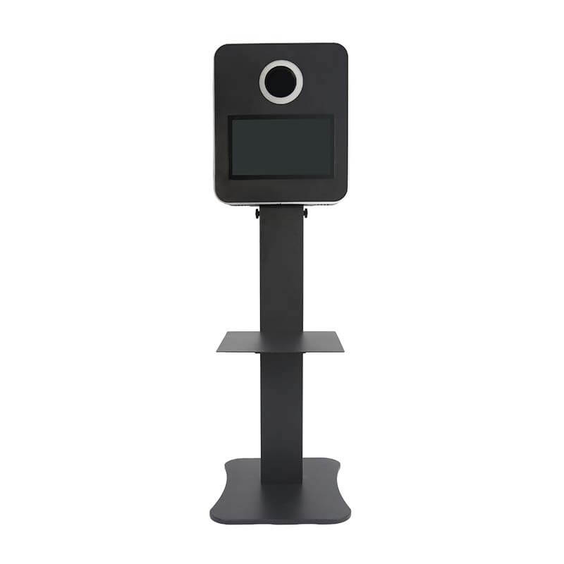 Model 156-Gen2: Black Metal Portable DSLR Photo Booth Shell with 15.6 Inches Touch  Screen