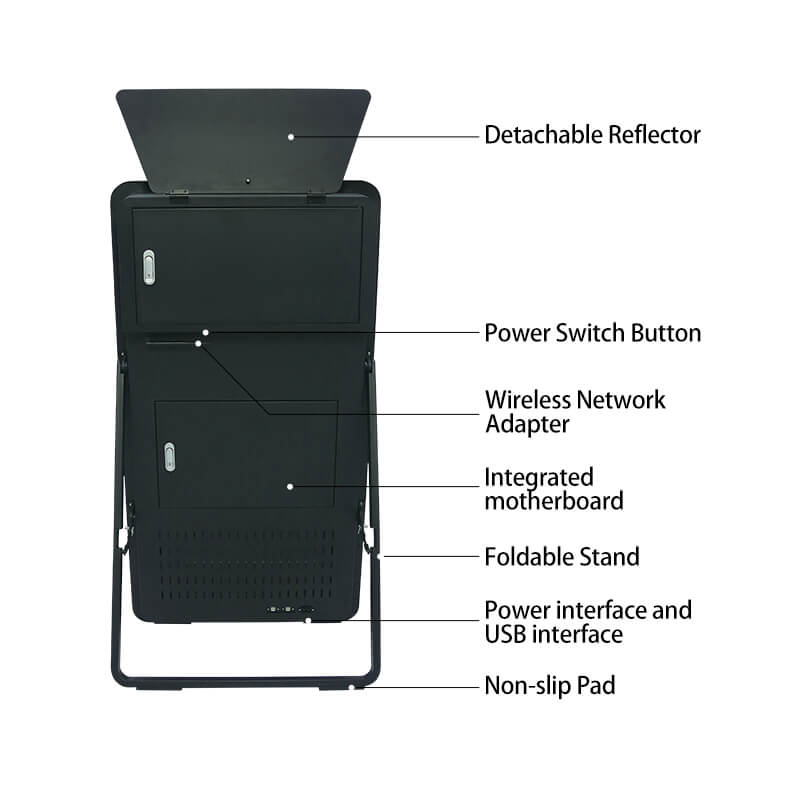 Model 430M: Full Mirror Flash Photo Booth Machine with 43 Inches Touch  Screen