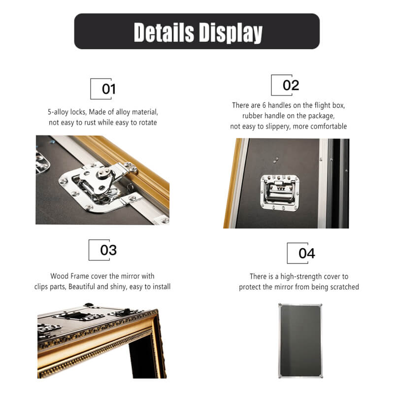 Model 550&650: 2-in-1 Traditional Magic Selfir Mirror Photo Booth Machine