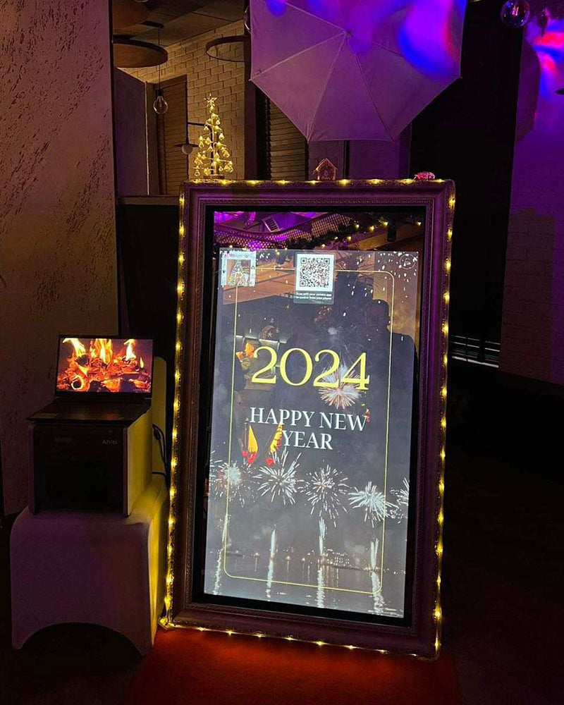 Model 550&650: 2-in-1 Traditional Magic Selfir Mirror Photo Booth Machine