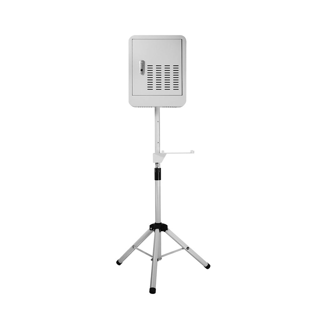 Model 101T: White Metal Portable DSLR Photo Booth Shell with 10.1 Inches Touch Screen