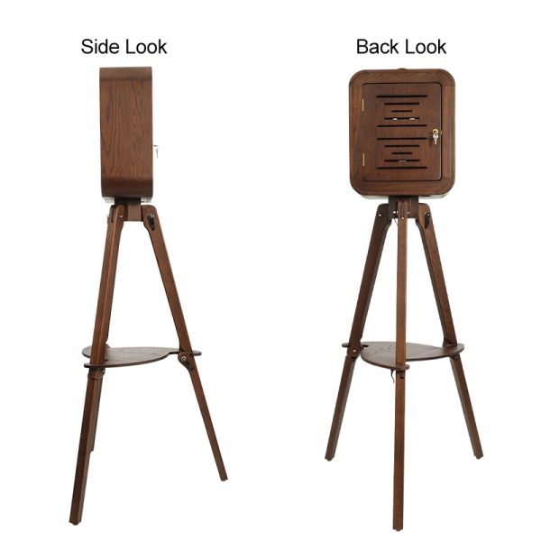 RCM133 Red Oak Wood Vintage DSLR Photobooth - Image 2