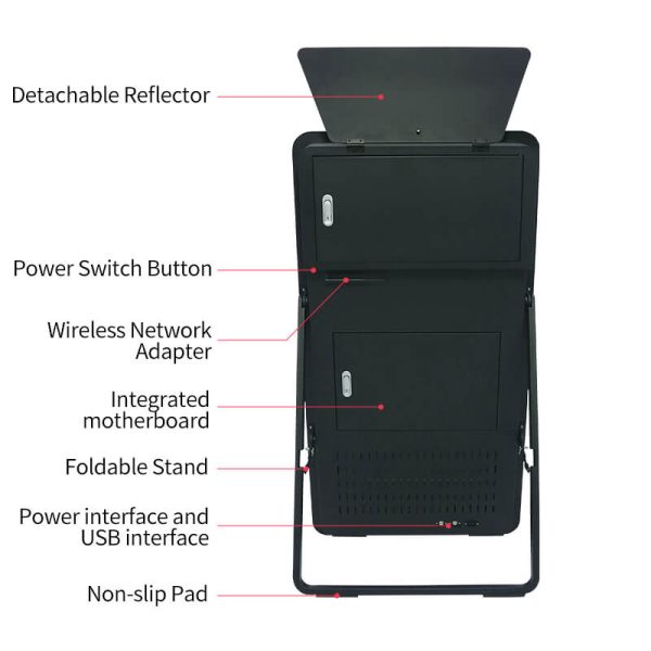 RCM430 Mini Full Mirror Photo Booth with Flash - Image 3