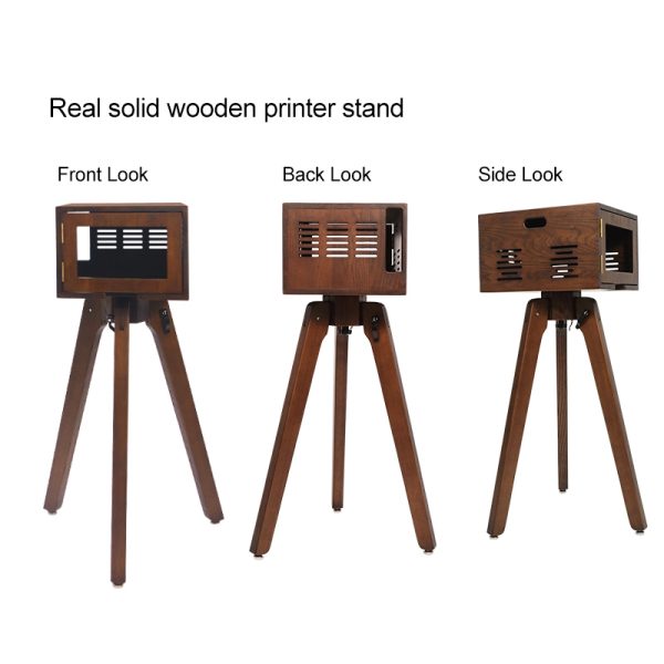 RCM133 Red Oak Wood Vintage DSLR Photobooth - Image 4